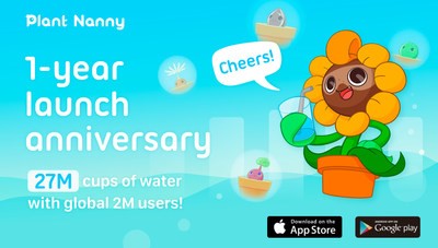 To mark Plant Nanny app’s first anniversary, Fourdesire launched a limited-time campaign to promote environmental sustainability. (Photo: Fourdesire) 